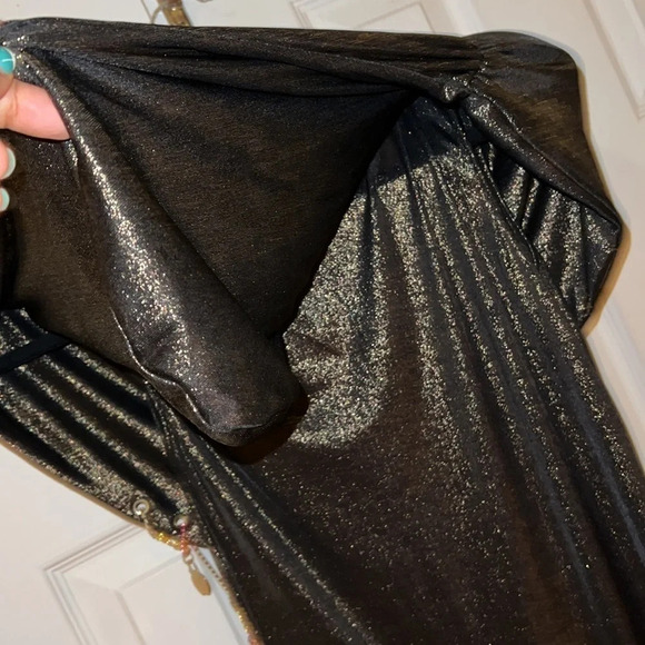 Apple bottoms vintage sequins shiny mini dress with hoodie Sz M - Picture 11 of 14